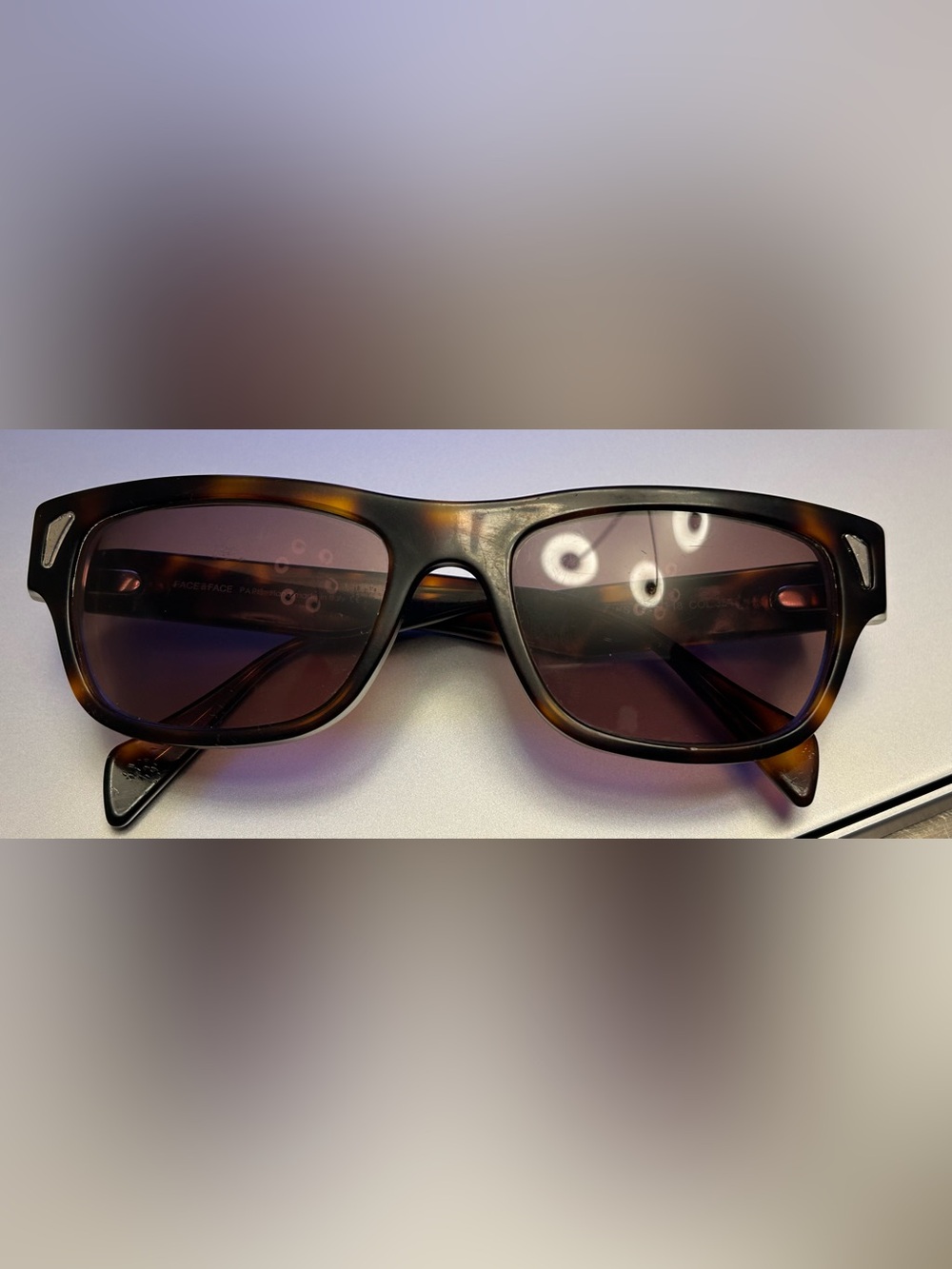 Face à Face ROCKS 1 tortoise brown bold solid square sunglasses glasses frames